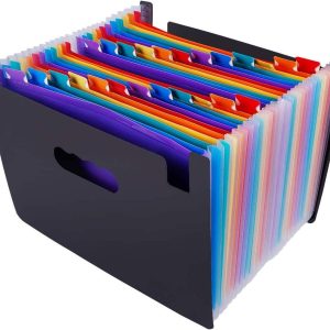 24 Pockets Expanding File Folder Organizer